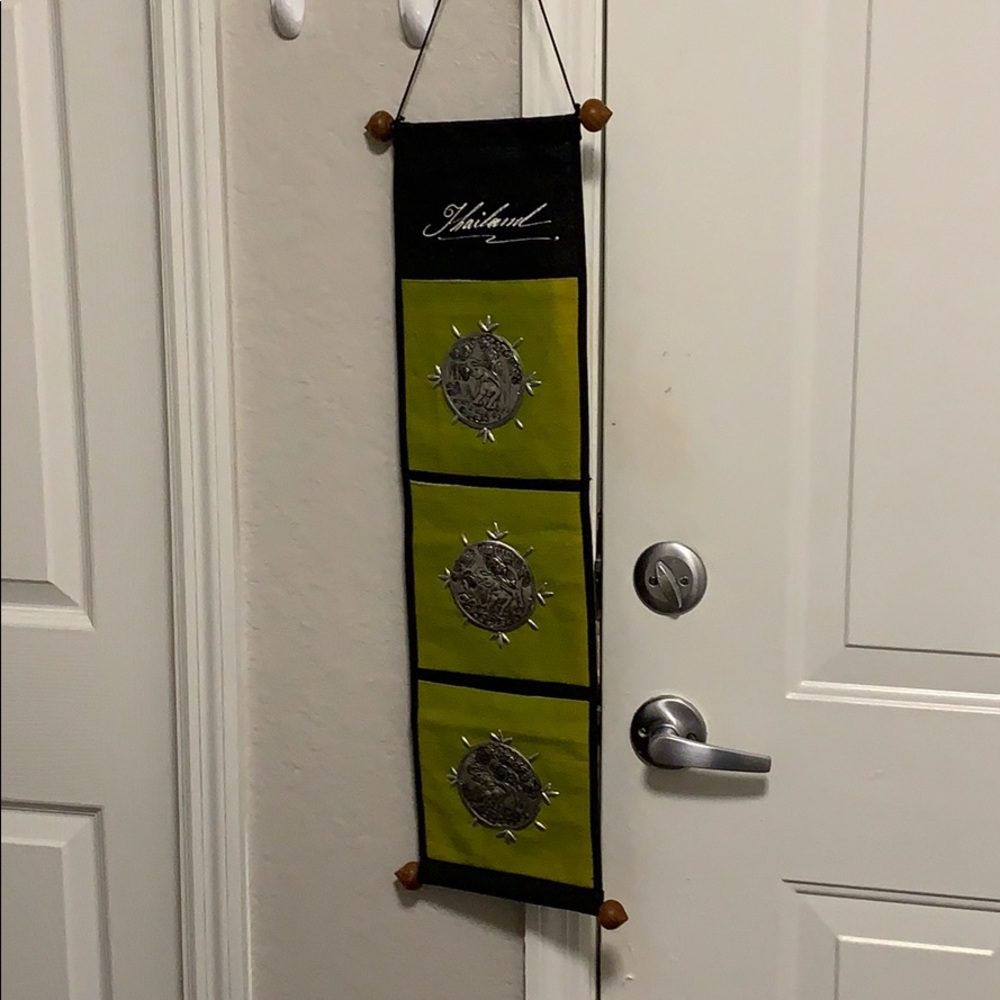 Wall scroll with pockets from Thailand